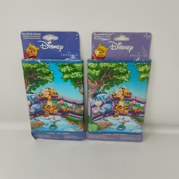 imperial Other - Winnie The Pooh Self Stick Wall Border Disney Imperial 2 Packs 5 Yards See Note